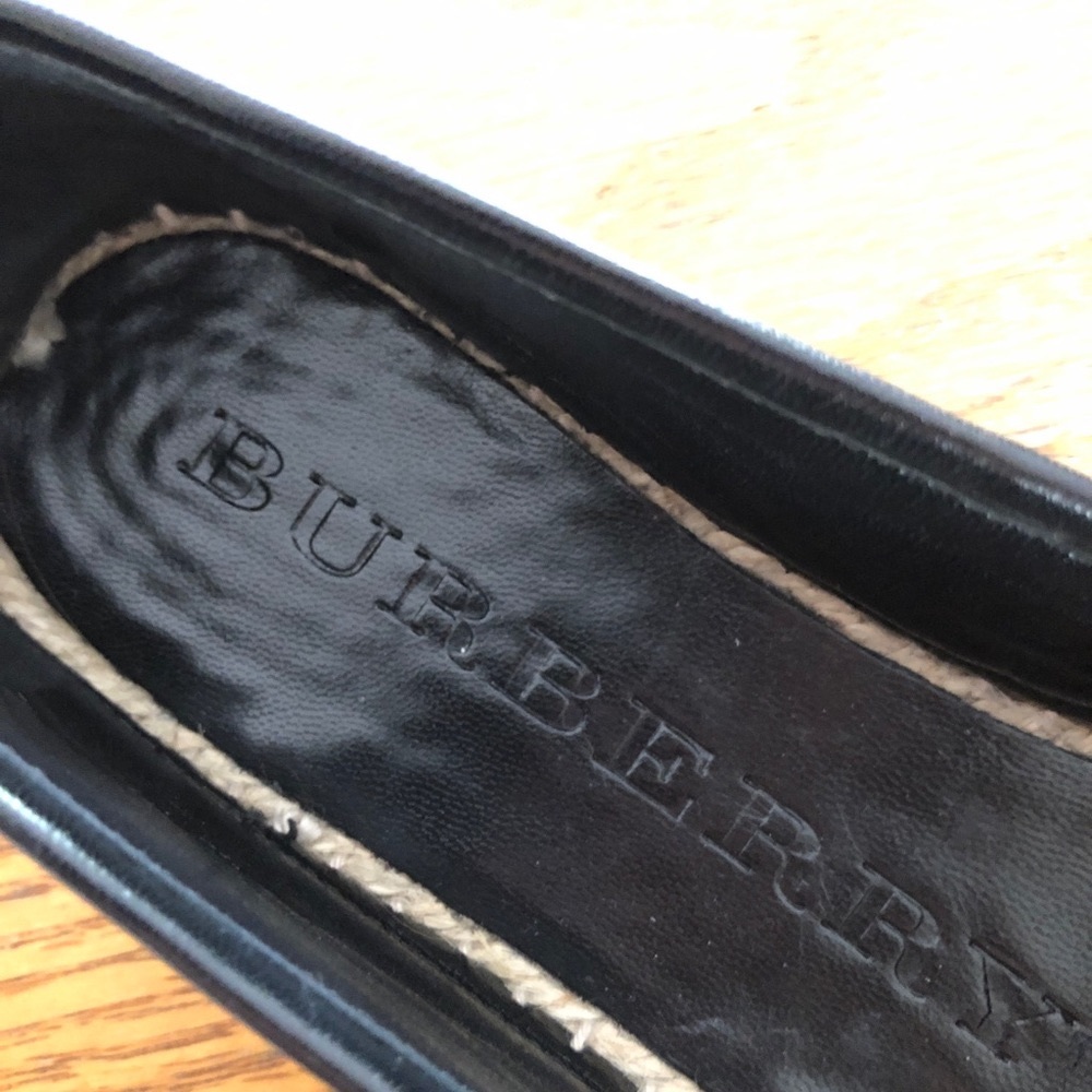 Burberry Striped Espadrilles